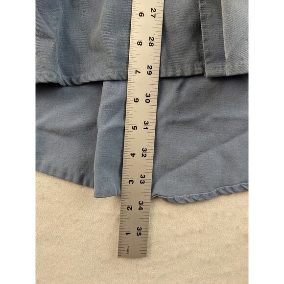 Mens Bulwark FR Fire Resistant Button Up Long Sleeve Shirt Size XXL 2XL Blue - Picture 10 of 12